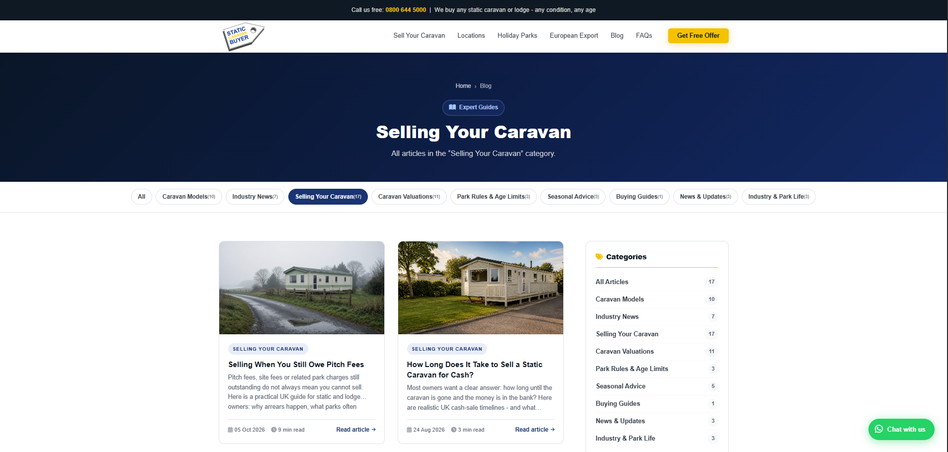 Static Caravan Buyer, Caravan Guides